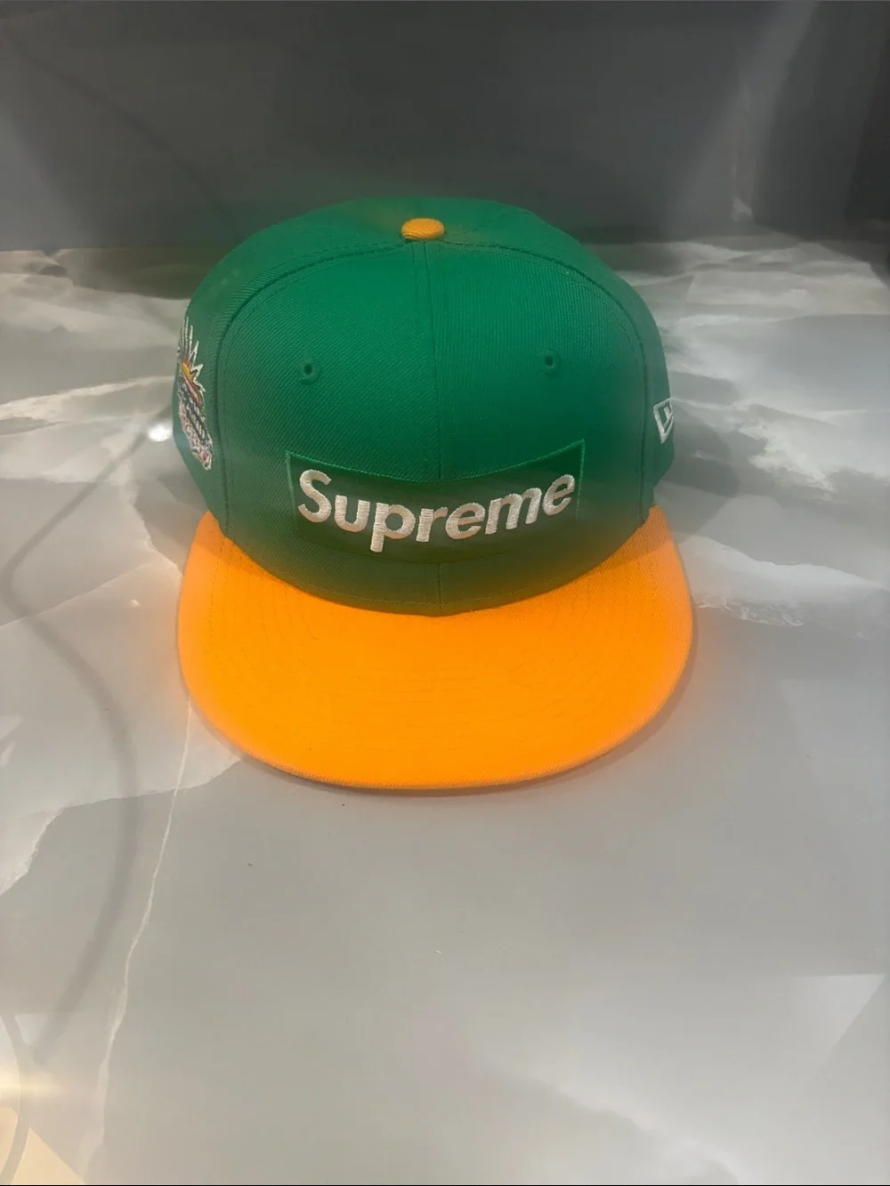 Supreme 2-Tone Box Logo New Era 'Green'